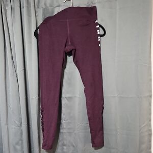 PINK Victoria's Secret Deep Purple Leggings